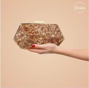 Gaze Marble Clutch