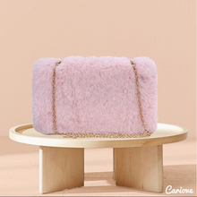 Load image into Gallery viewer, Furry Land clutch bag (baby pink)
