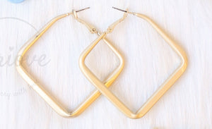 Coloured Square Hoops