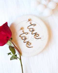 Love forever earrings