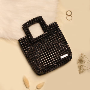 Ebony crystal bag