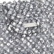 Load image into Gallery viewer, Dazzle | Silver crystal handbag / sling
